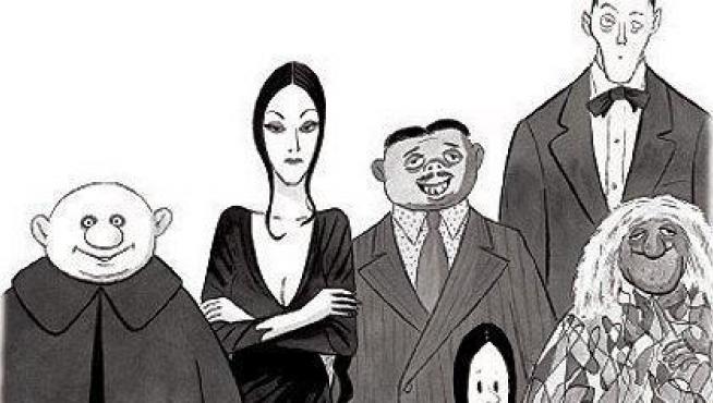Los personajes del cómic 'La Familia Addams'