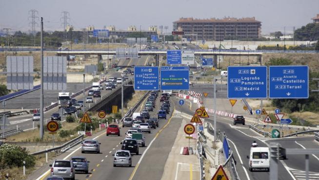 Tráfico en las carreteras aragonesas