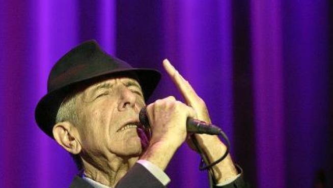 5. Leonard Cohen, durante su concierto del año pasado en Zaragoza.