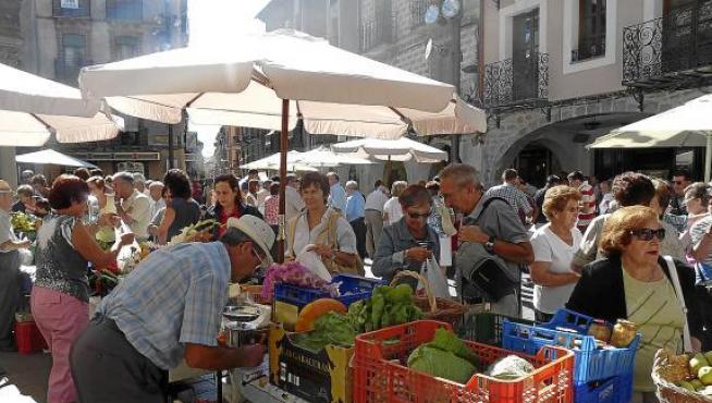 Imagen del mercado medieval.