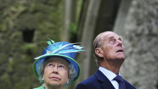 La reina Isabel II y el Duque de Edinburgo