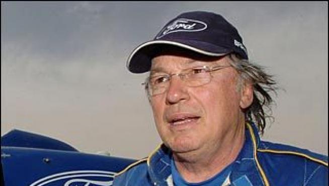 Jean Louis Schlesser, en el Dakar