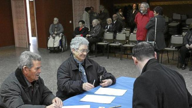 Los 70 propietarios de las más de mil hectáreas de Ontiñena cobraron con retraso un 2% del precio de las tierras