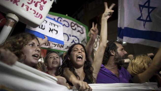 manifestaciones en Tel Aviv contra el precio de la vivienda