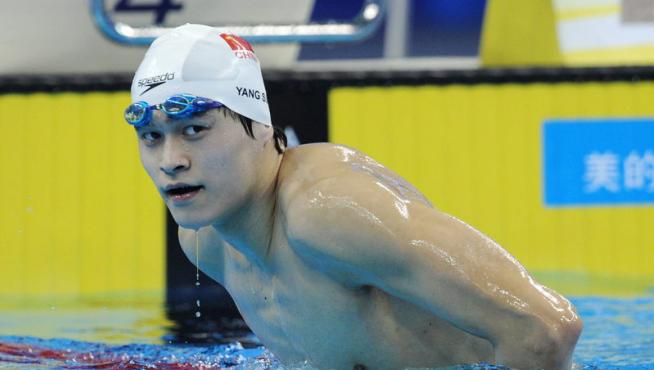 El nadador chino Yang Sun, nuevo récord del mundo