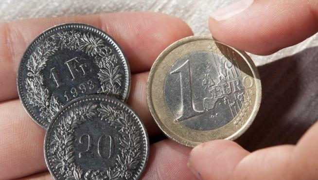 Un franco suizo no podrá costar más de 0,80 euros