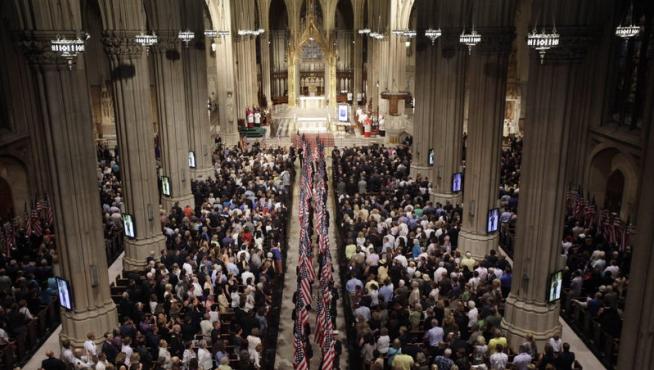 Ceremonia en la catedral de San Patricio de Nueva York