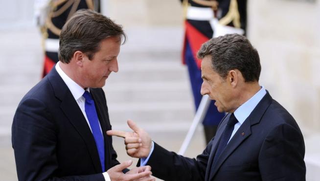 Sarkozy y Cameron, en una imagen de archivo