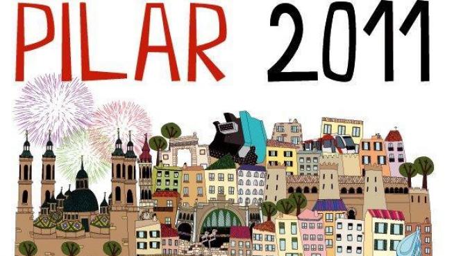 Cartel de las Fiestas del Pilar 2011
