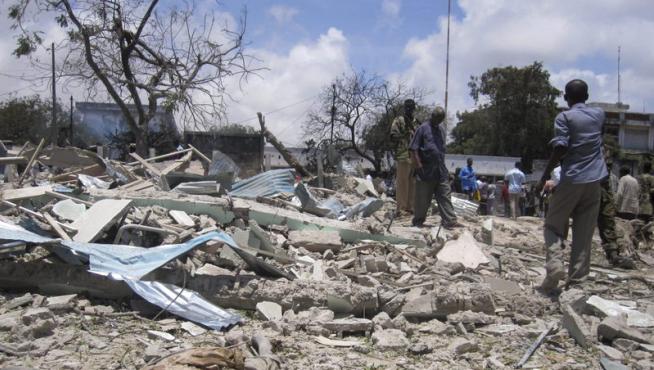 Dramáticas imágenes tras el atentado en Somalia