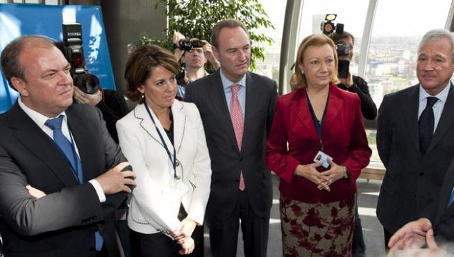 Luisa Fernanda Rudi tras su reunión con el presidente de la Comisión Europea