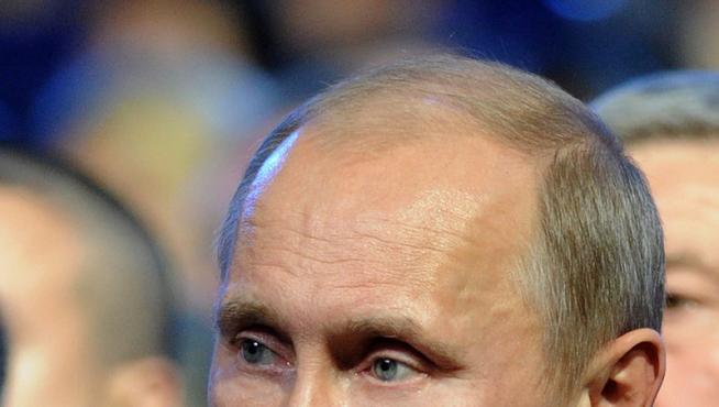 Vladímir Putin, candidato por Rusia Unida a las presidenciales