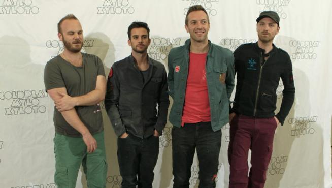 Posado de Coldplay, este miércoles en Madrid