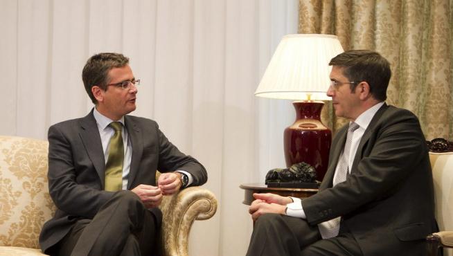El lendakari, Patxi López, ha retomado con el presidente del PP vasco, Antonio Basagoiti