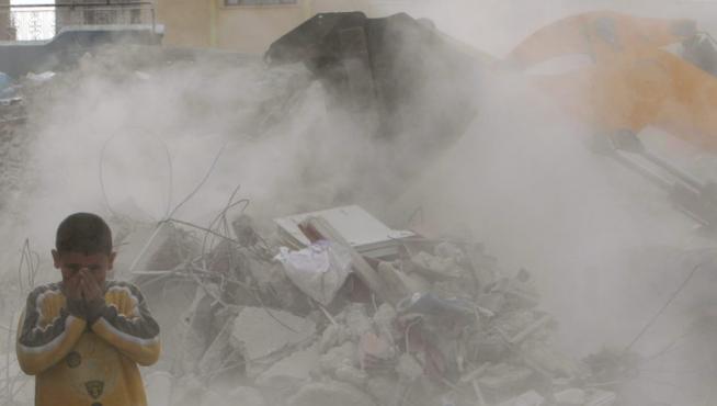 Escombros tras el terremoto de Turquía.