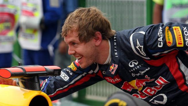 Vettel celebra su pole