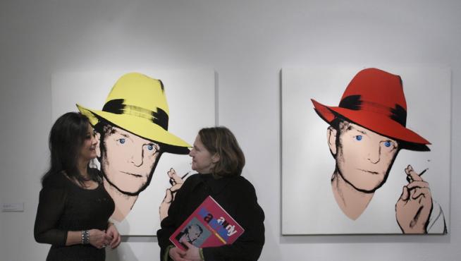 Estrella de Diego en la exposición 'Andy Warhol. Portraits'.