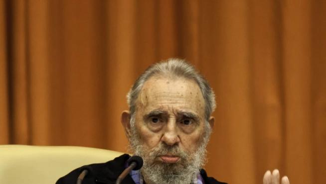 Castro durante la reunión