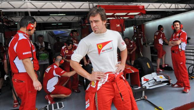Fernando Alonso en Sepang