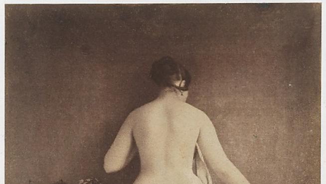 Una de las imágenes de la exposición 'Desnudo ante la cámara'.