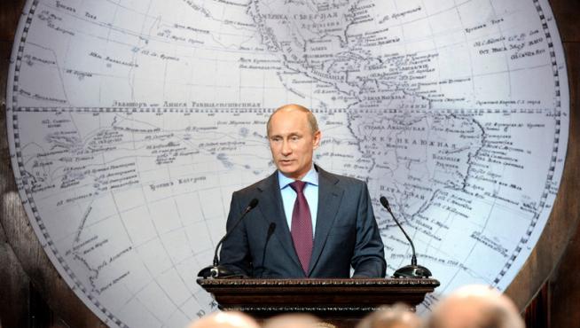 Putin, durante una conferencia