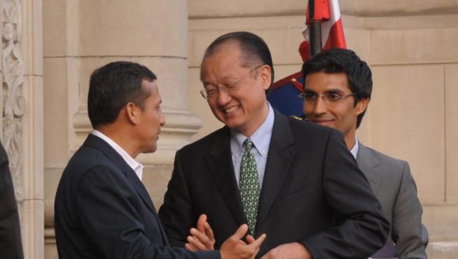 Jim Yong Kim en su reunión con Ollant