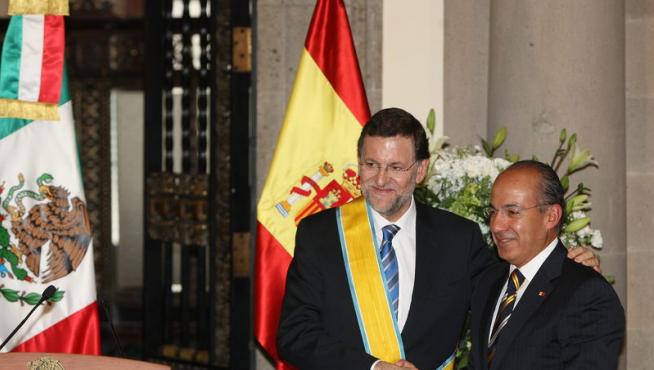 Rajoy en su visita a México