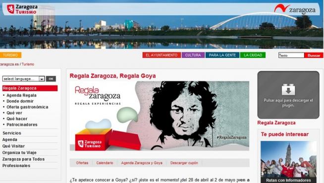 Portal de 'Regala Zaragoza'