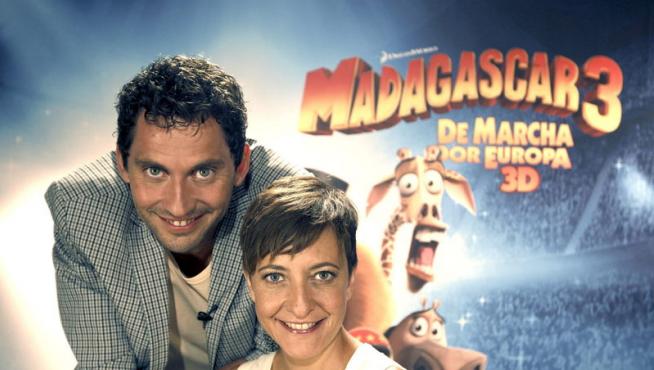 Eva Hache y Paco León las voces de 'Madagascar 3'