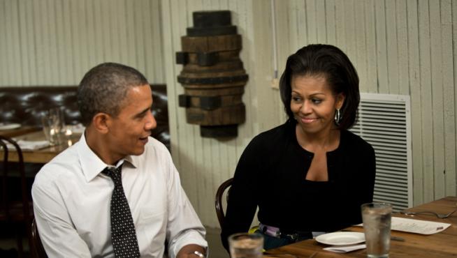 El matrimonio Obama en una foto de archivo.