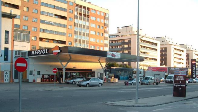 Gasolinera en Huesca