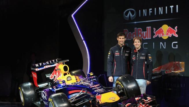 Webber y Vettel, junto al RB9