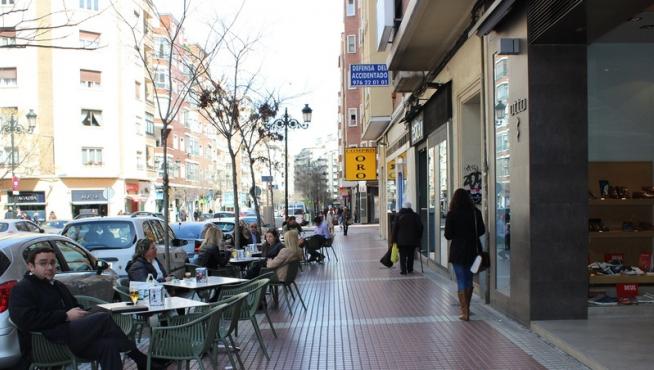 Una terraza de Zaragoza.