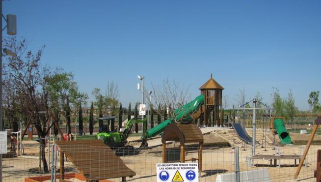 La zona infantil del Parque del Agua de Zaragoza fue inaugurada en 2013.
