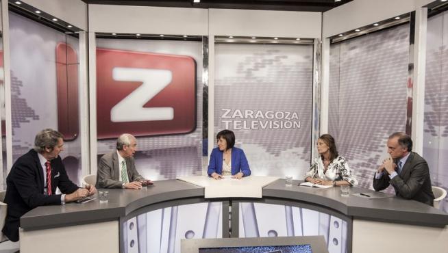 Un momento del debate sobre el empleo en ZTV