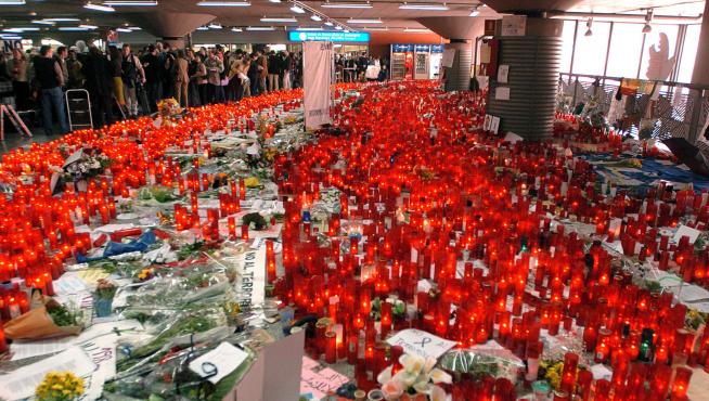 Foto de archivo de un acto en recuerdo a las víctimas del 11-M en Atocha