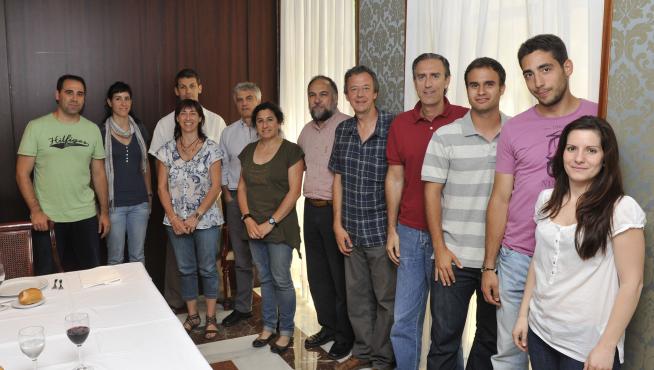 Miembros del grupo de investigación oscense EFYPAF de la Universidad de Zaragoza