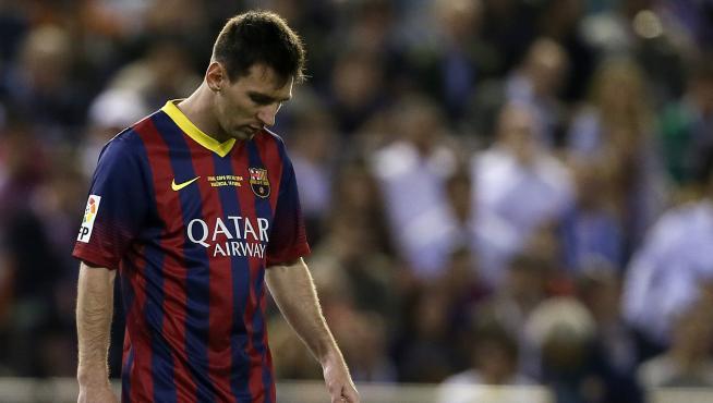 El argentino Messi, tras la final de Copa