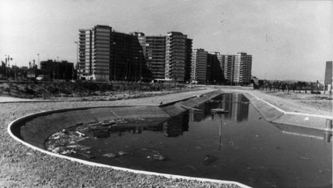 El Actur y la urbanización Kasan a comienzos de los años 80