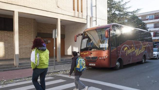 Las familias se han movilizado por los recortes en transporte escolar