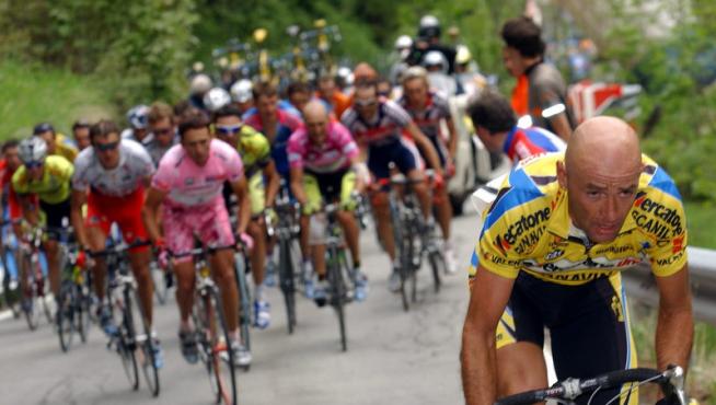 Pantani, en el Giro de Italia de 2003