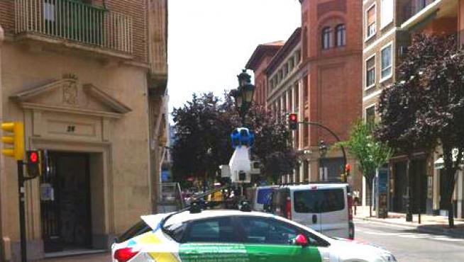 Coche Google en Zaragoza, 2014.
