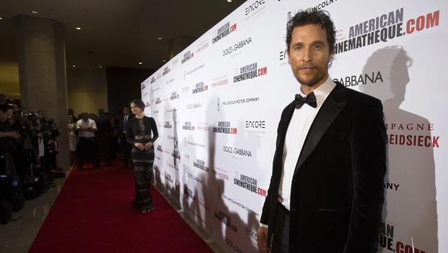 Matthew McConaughey durante unos premios en Beverly Hills