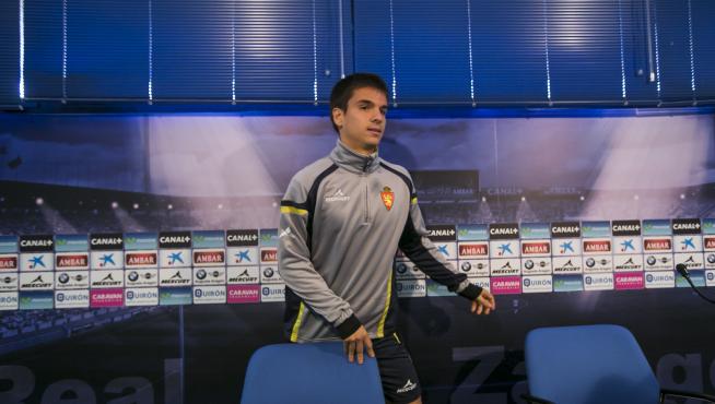 Ruiz de Galarreta, en la sala de prensa de la Ciudad Deportiva