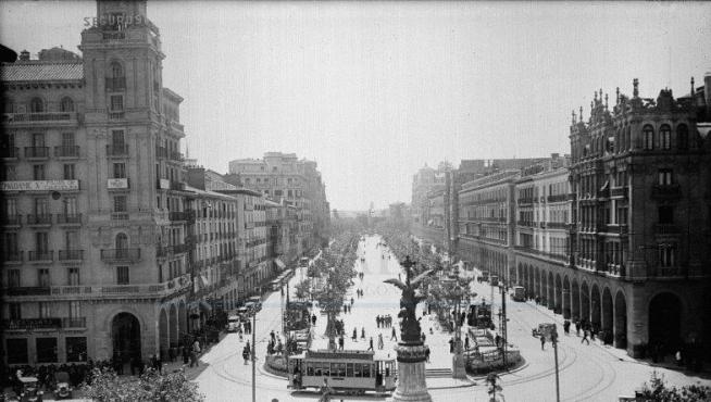 El paseo Independencia en 1931