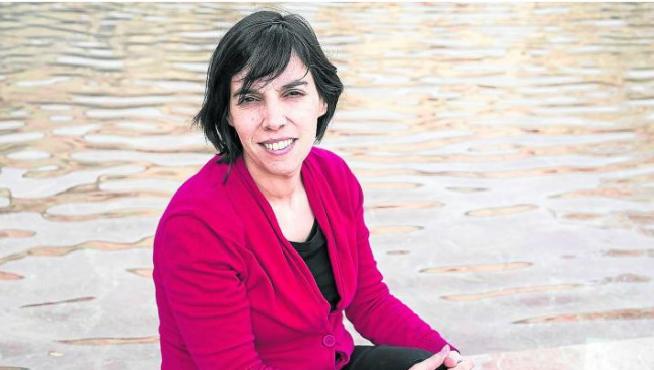 La periodista Esther Vivas, que impartió una conferencia esta semana en Zaragoza invitada por Adicae.