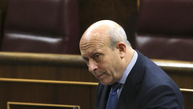 José Ignacio Wert en sesión de control al Gobierno