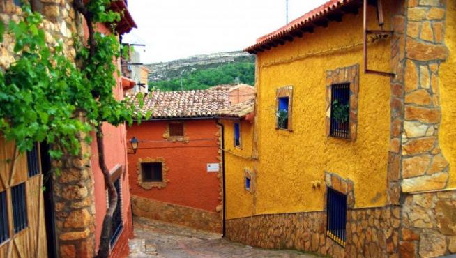 Imagen de archivo de un pequeño municipio de Aragón.