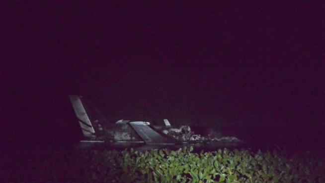 Un avión argentino con 10 ocupantes se estrella cerca del aeropuerto de Punta del Este