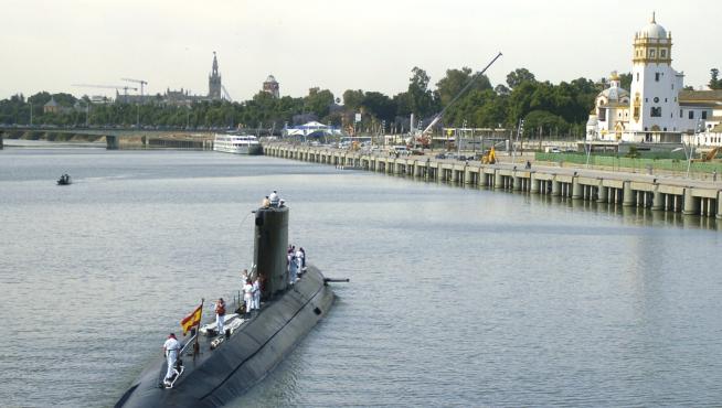Las baterías sustraídas iban destinadas a las nuevas unidades del submarino S-80, que sustituirán al 'Mistral' (en la imagen)